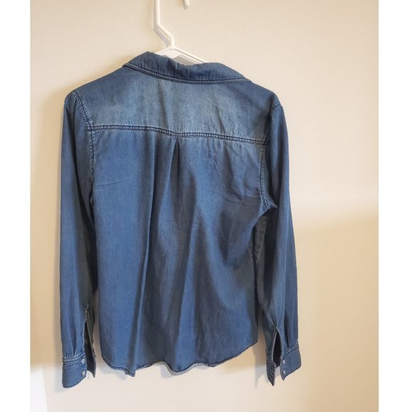 Denim Button Down Shirt - Picture 2 of 3